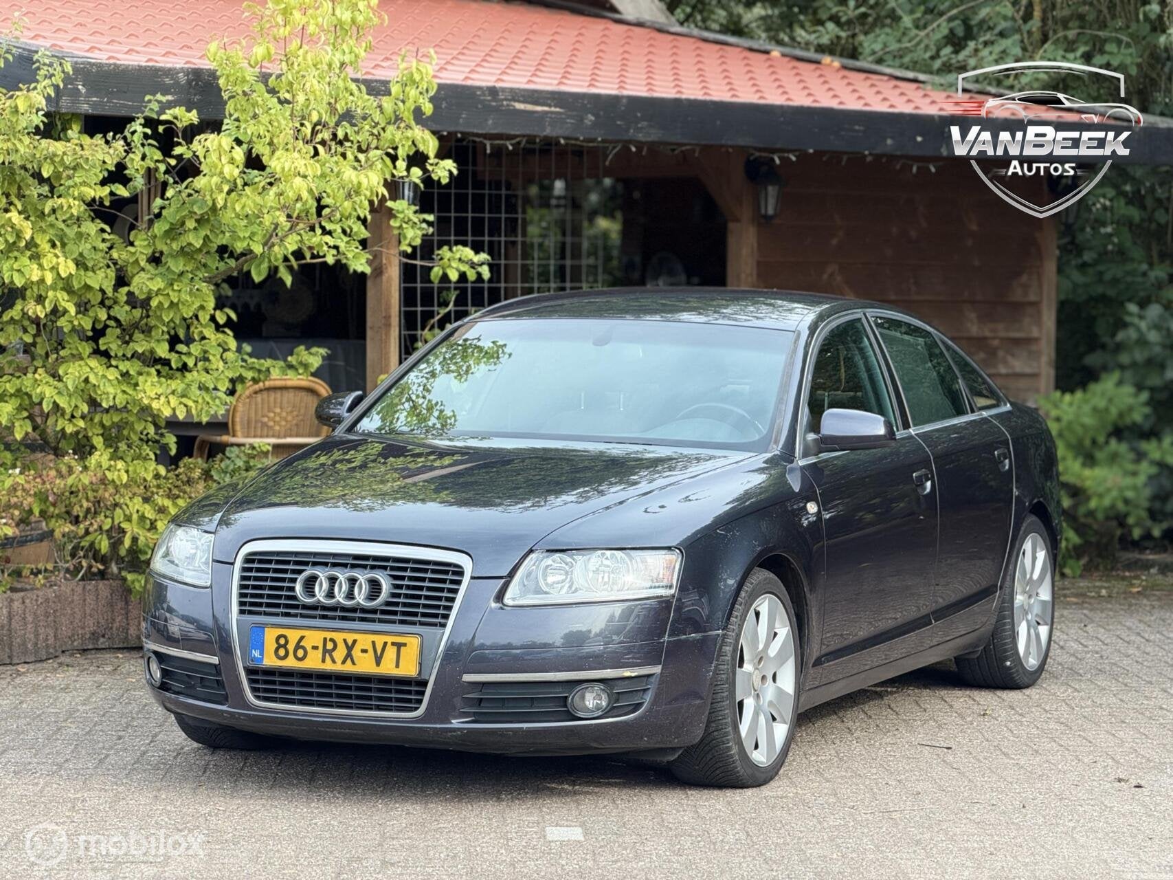 Audi A6 Limousine 2.4 Pro Line, Auto's, Bedrijf, Euro 4, Zilver of Grijs, 6 cilinders