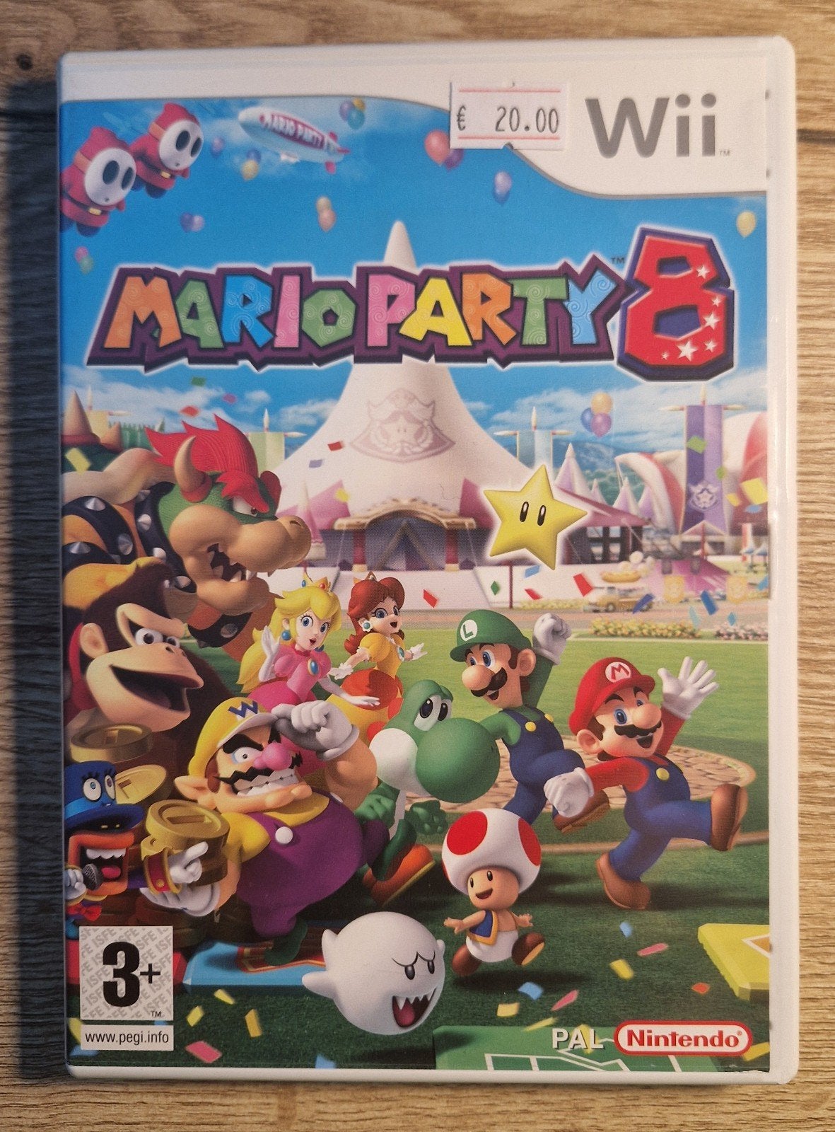 Mario party 8 Nintendo Wii PAL Compleet, Spelcomputers en Games, Games | Nintendo Wii, Avontuur en Actie, Ophalen of Verzenden