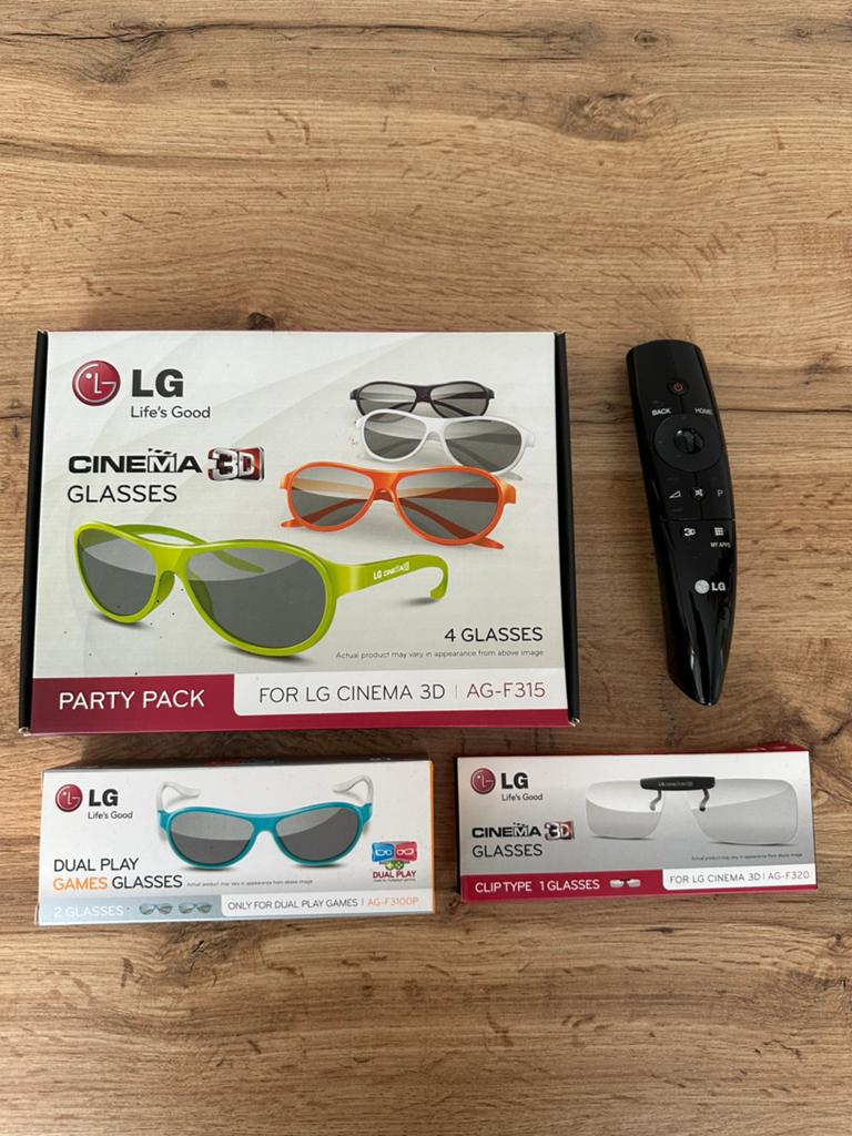 LG 3D brillen + Magic Remote AN-MR3005, Ophalen of Verzenden, Zo goed als nieuw