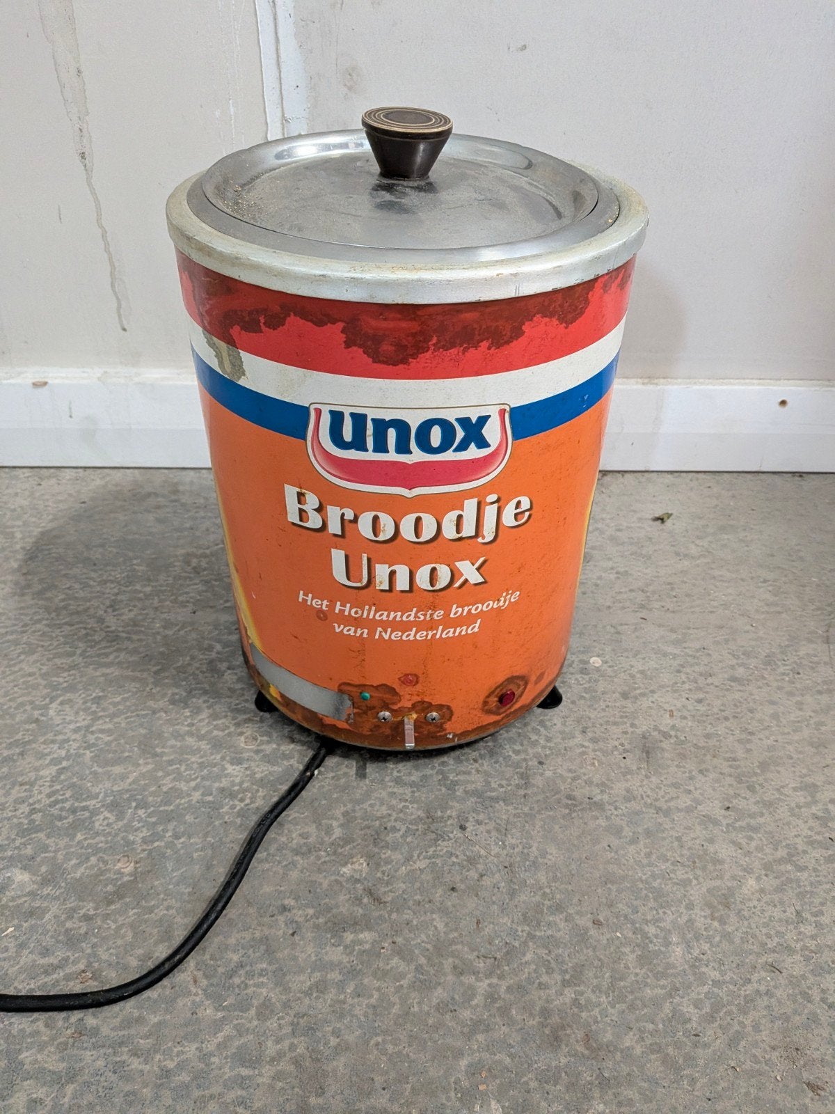 Vintage Unox Broodje Unox worstenketel - Werkt goed, Verzamelen, Merken en Reclamevoorwerpen, Ophalen of Verzenden