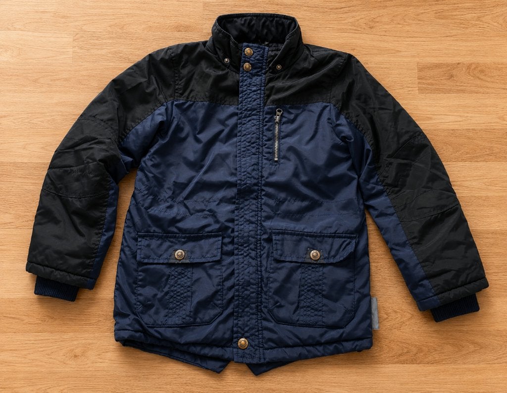Name-it Donkerblauwe Winterjas – Nitmak Jacket (Maat 134), Kinderen en Baby's, Ophalen of Verzenden, Zo goed als nieuw, Jas, Jongen