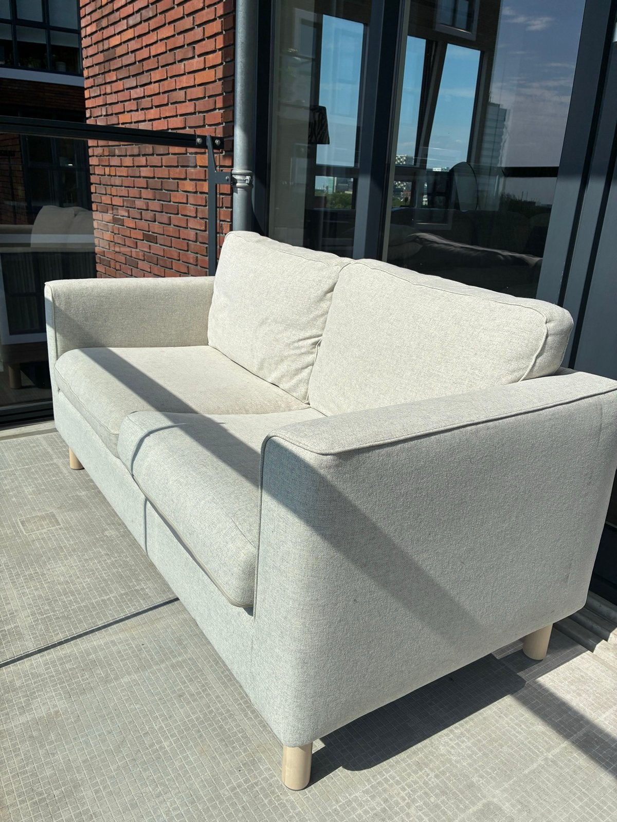 Tweepersoons bankje - IKEA Parup, Ophalen, Gebruikt, 150 tot 200 cm, Tweepersoons