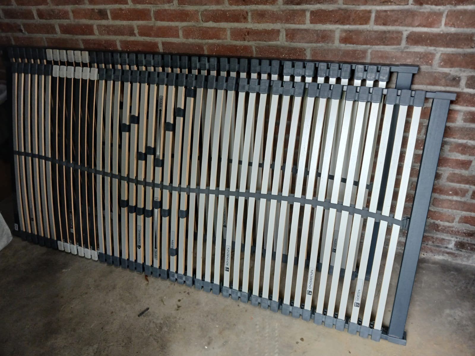 Bossflex lattenbodem 90x200 cm verstelbaar, 90 cm, Ophalen of Verzenden, 200 cm, Hout