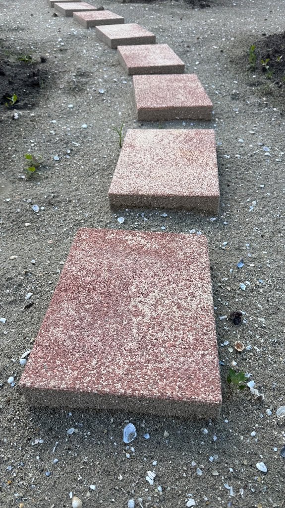 Terrastegels - gratis en toegift van 50 euro!, Tuin en Terras, Tegels en Klinkers, Ophalen, Gebruikt, 10 m² of meer, Beton