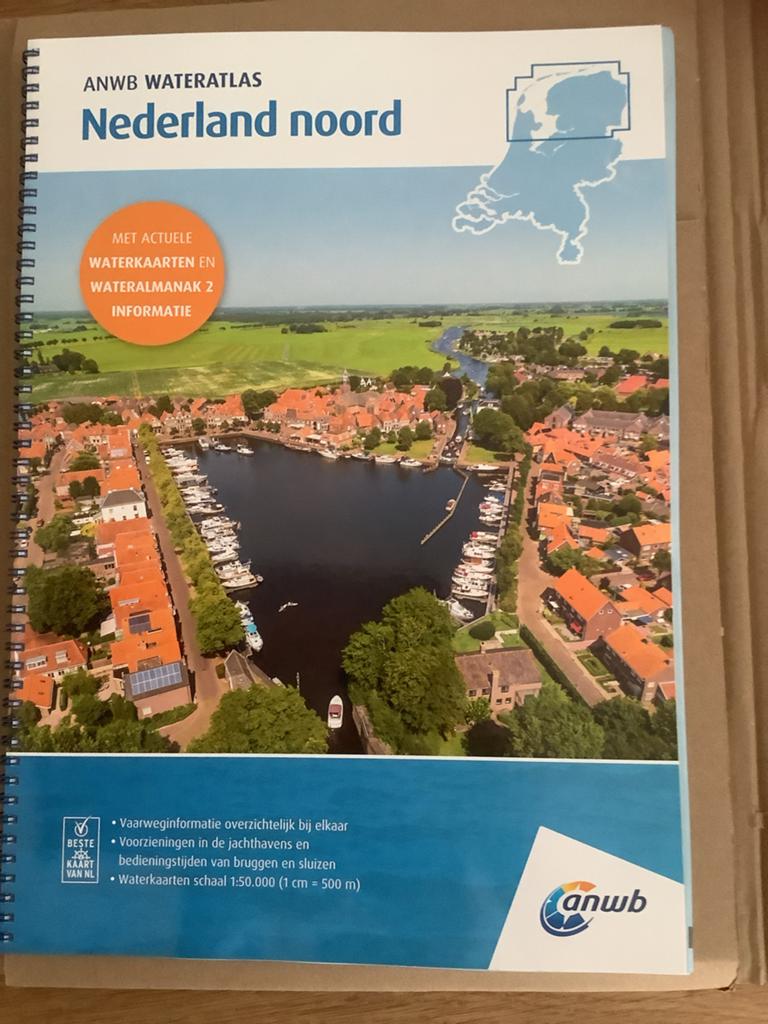 ANWB Wateratlas Nederland Noord - Actuele Waterkaarten, Overige atlassen, 2000 tot heden, Ophalen of Verzenden, Zo goed als nieuw