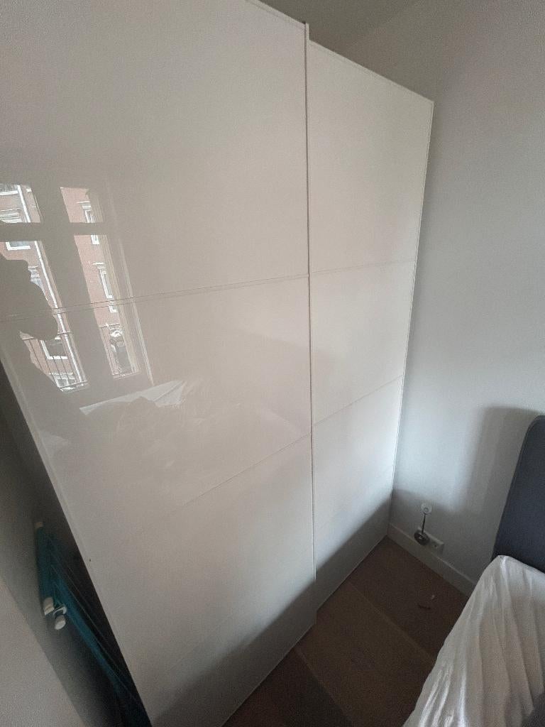 IKEA PAX / MEHAMN kledingkast met schuifdeuren, 100 tot 150 cm, 200 cm of meer, Zo goed als nieuw, 50 tot 75 cm