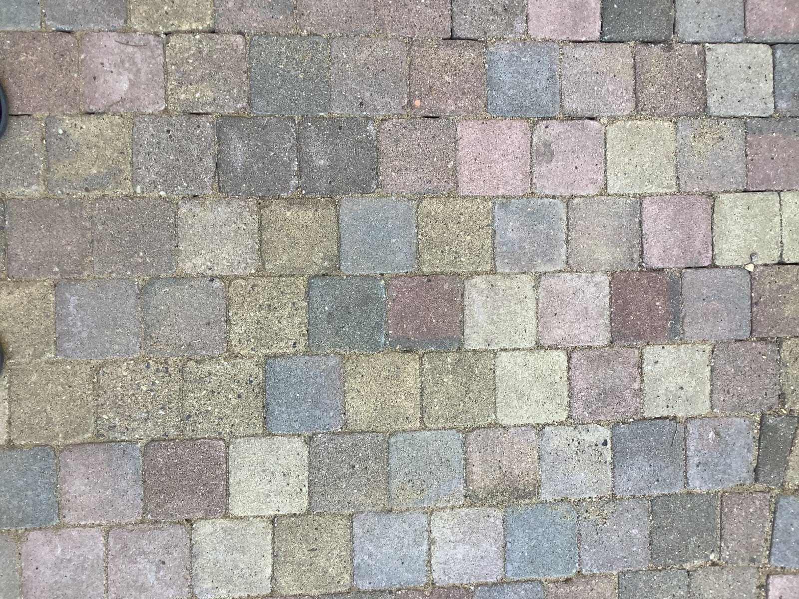Ca. 800 Gebruikte betonnen bonte klinkers. Koppelstones, Tuin en Terras, Tegels en Klinkers, Ophalen, Gebruikt, Klinkers, 5 tot 10 m²