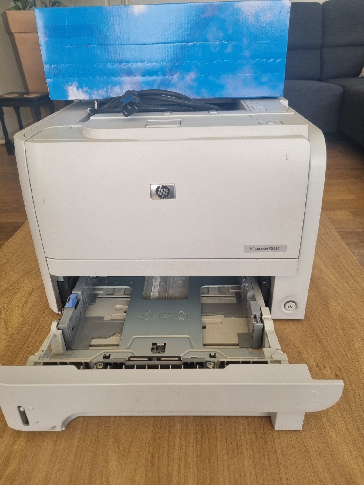 HP Laser Jet P2035 Laser printer + Laser toner cartridge, Ophalen, Gebruikt