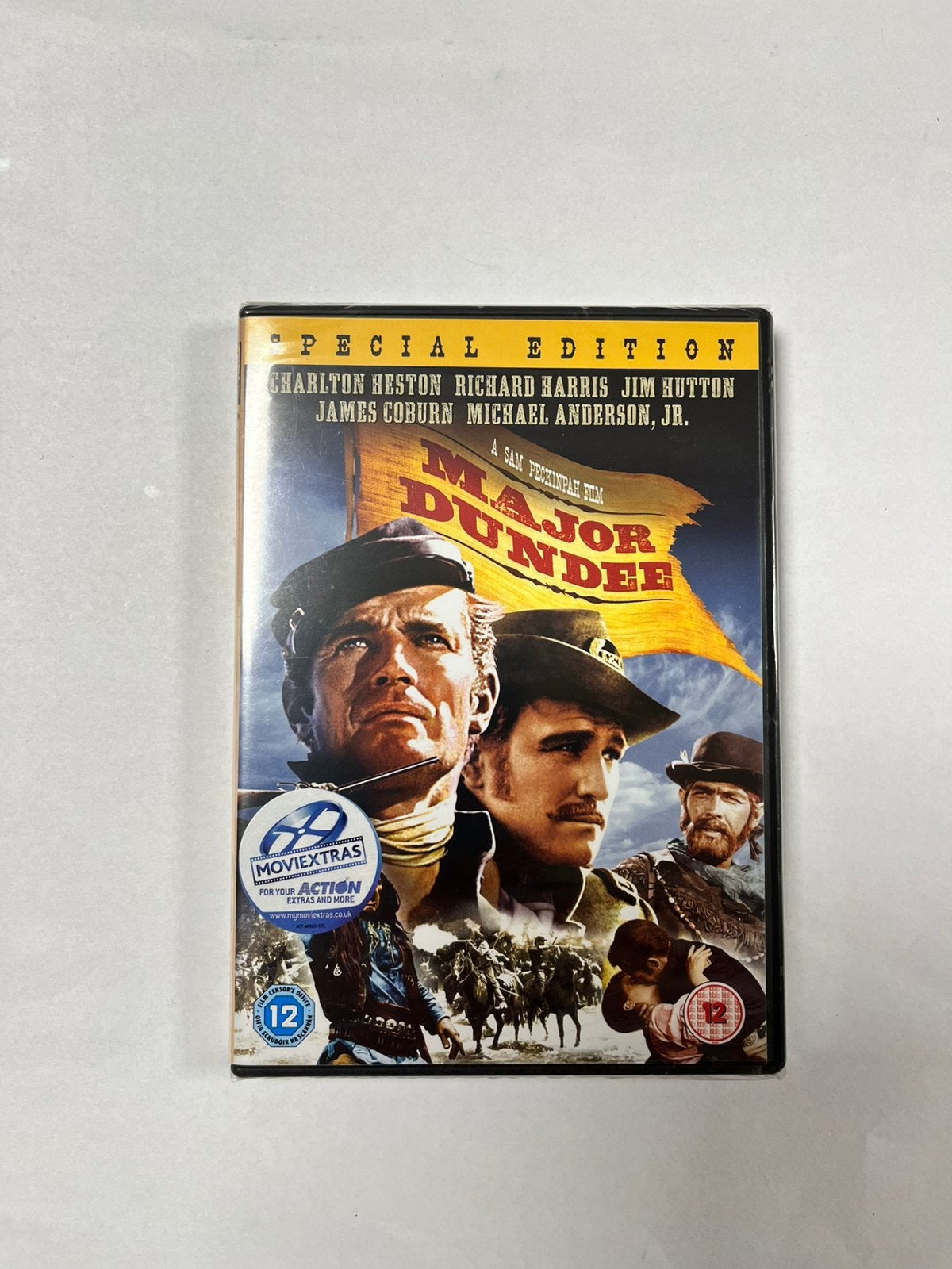 Major Dundee (1964) met oa Charlton Heston UK-DVD + NL-subs, 1960 tot 1980, Vanaf 16 jaar, Nederlands, Ophalen of Verzenden
