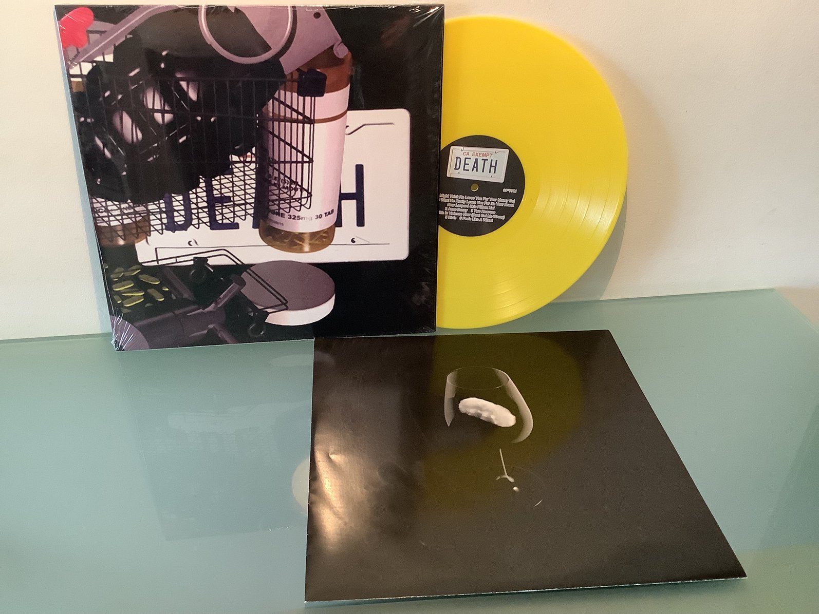 Death Grips-Government Plates LP geel vinyl Hardcore Hip-Hop, Ophalen of Verzenden, Zo goed als nieuw, 12 inch, LP