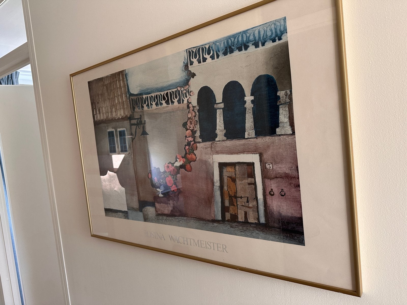 Prachtige ingelijste print van Rosina Wachtmeister, Ophalen, 50 – 75, Oorspronkelijke maker, 75 tot 100 cm