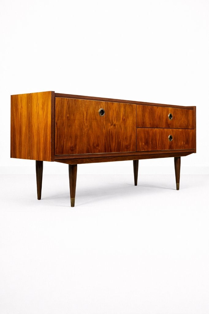 Prachtig vintage tv meubel, Ophalen, Gebruikt, 100 tot 150 cm, Vintage