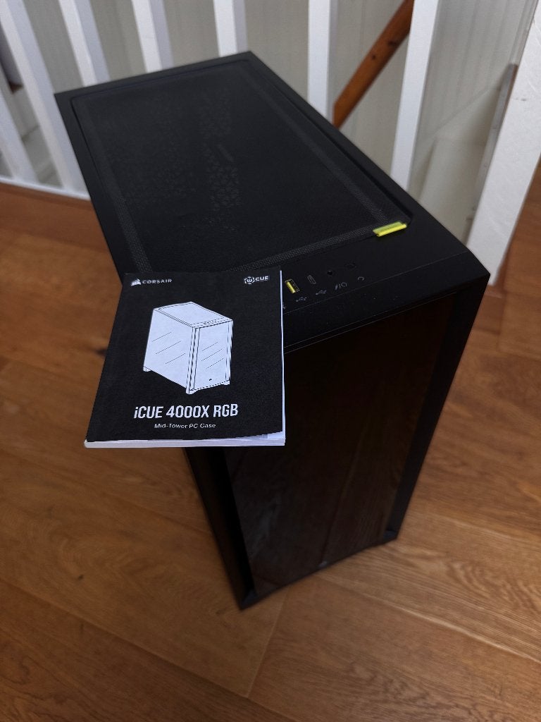 Corsair iCUE 4000X RGB behuizing zwart, Computers en Software, Ophalen, Zo goed als nieuw