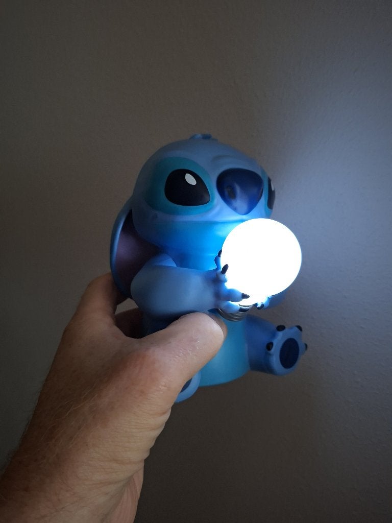 Disney Lilo & Stitch Lamp Paladone 16 cm, Ophalen of Verzenden, Overige figuren, Zo goed als nieuw, Beeldje of Figuurtje