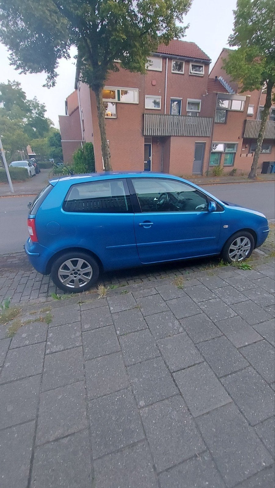 Volkswagen Polo 1.4 55KW 2003 Blauw, Voorwielaandrijving, Stof, 40 €/maand, 4 cilinders