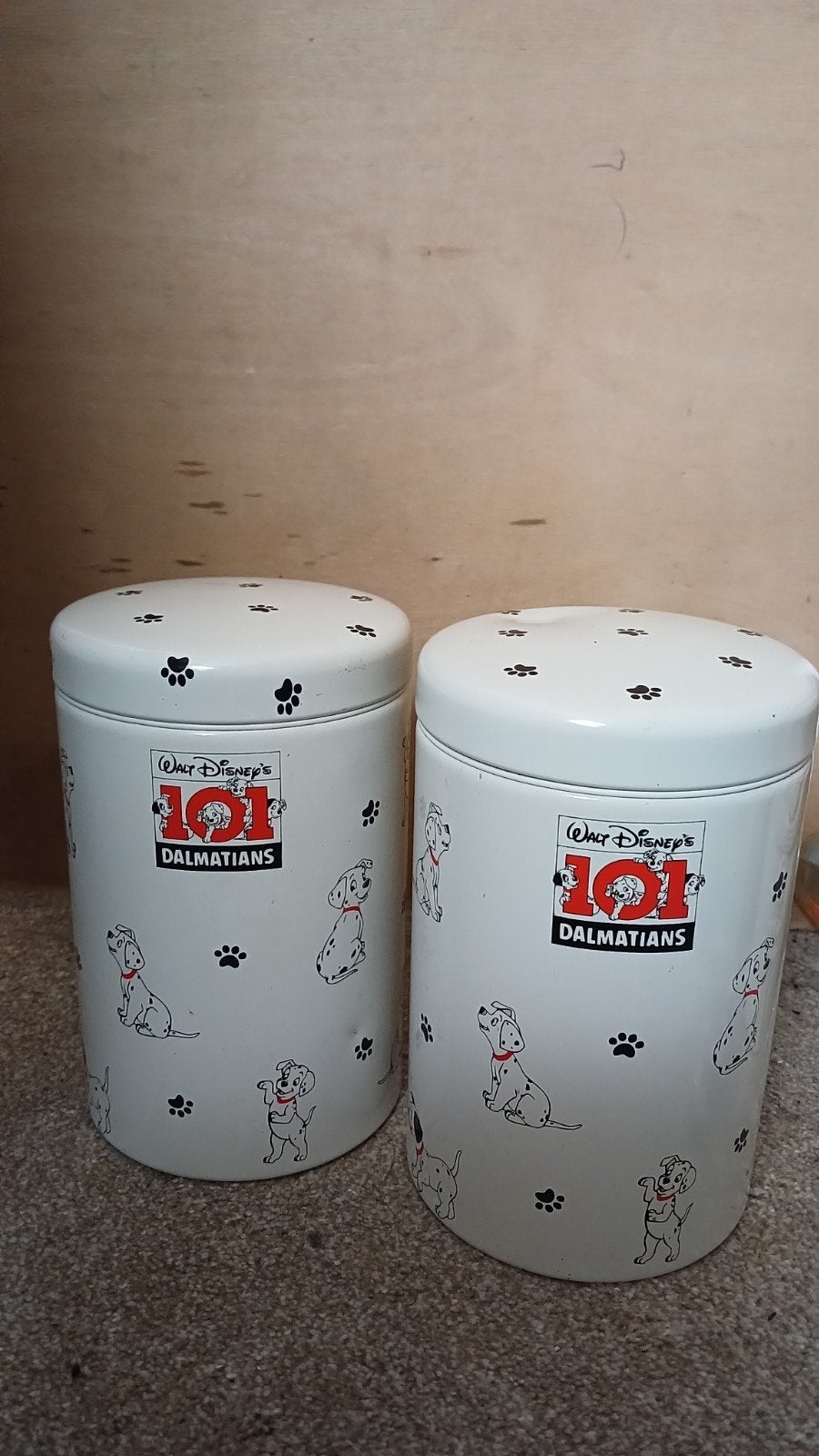 Vintage Brabantia Disney 101 Dalmatiërs Voorraadbussen – Set, Verzamelen, Ophalen of Verzenden, Servies