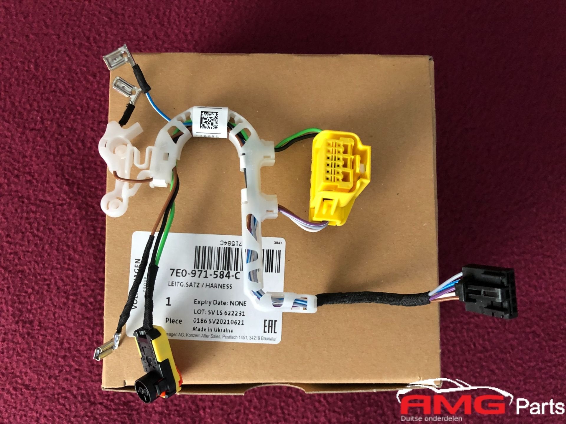 Vw T6 Stuur Airbag Kabel 7E0971584C, Auto-onderdelen, Volkswagen, Volkswagen AG, Nieuw, Berliner Ring 2
38440  Wolfsburg, DE