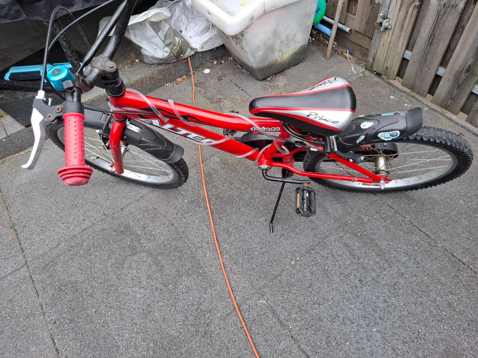 Altec kinderfiets rood - 16 inch, Fietsen en Brommers, Fietsen | Kinderfietsjes, Ophalen, Terugtraprem, Altec, 16 tot 20 inch