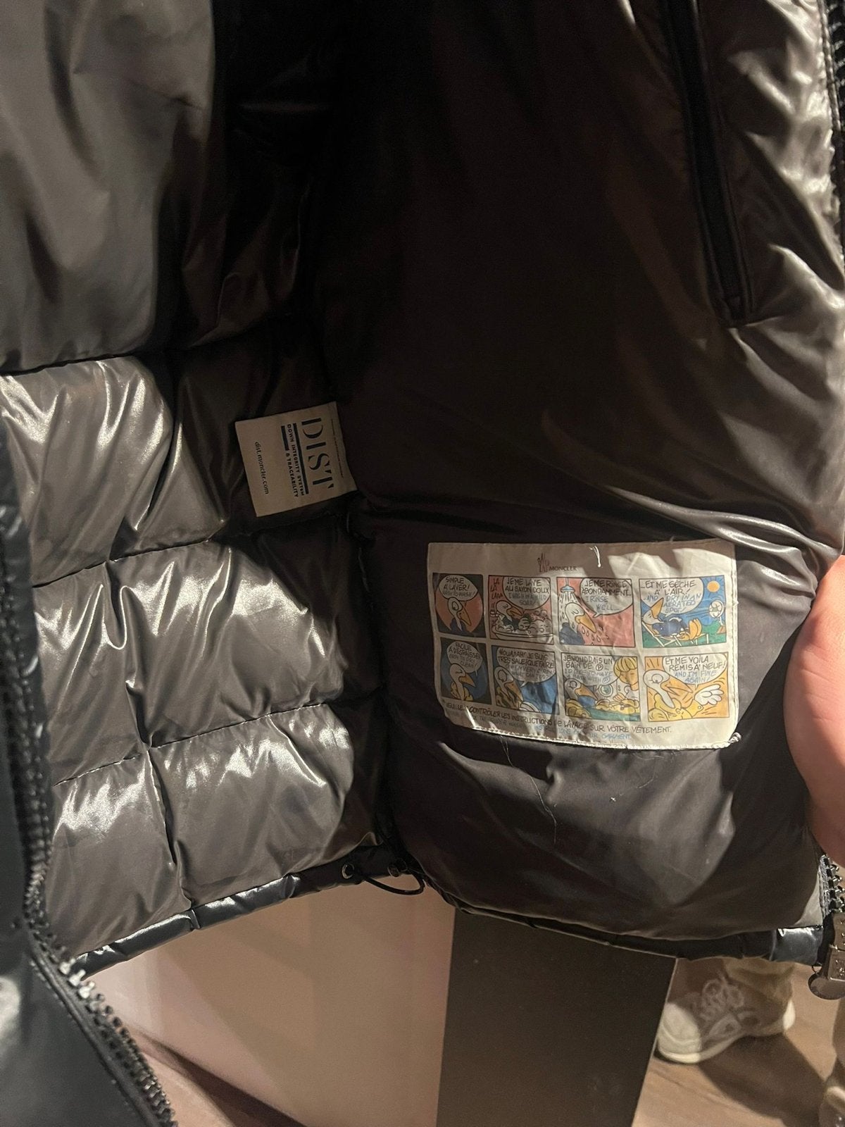 Moncler Jas A Kwaliteit, Ophalen of Verzenden, Zo goed als nieuw, Overige maten, Zwart