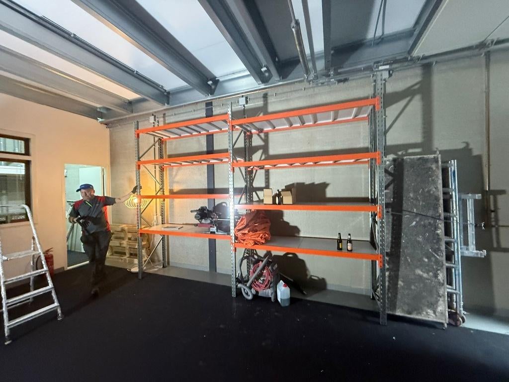Stelling Grootvakstelling magazijn stelling set 8,34 mtr., Ophalen