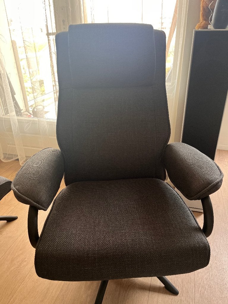 Relax fauteuil, Ophalen, Minder dan 75 cm, Zo goed als nieuw, Stof