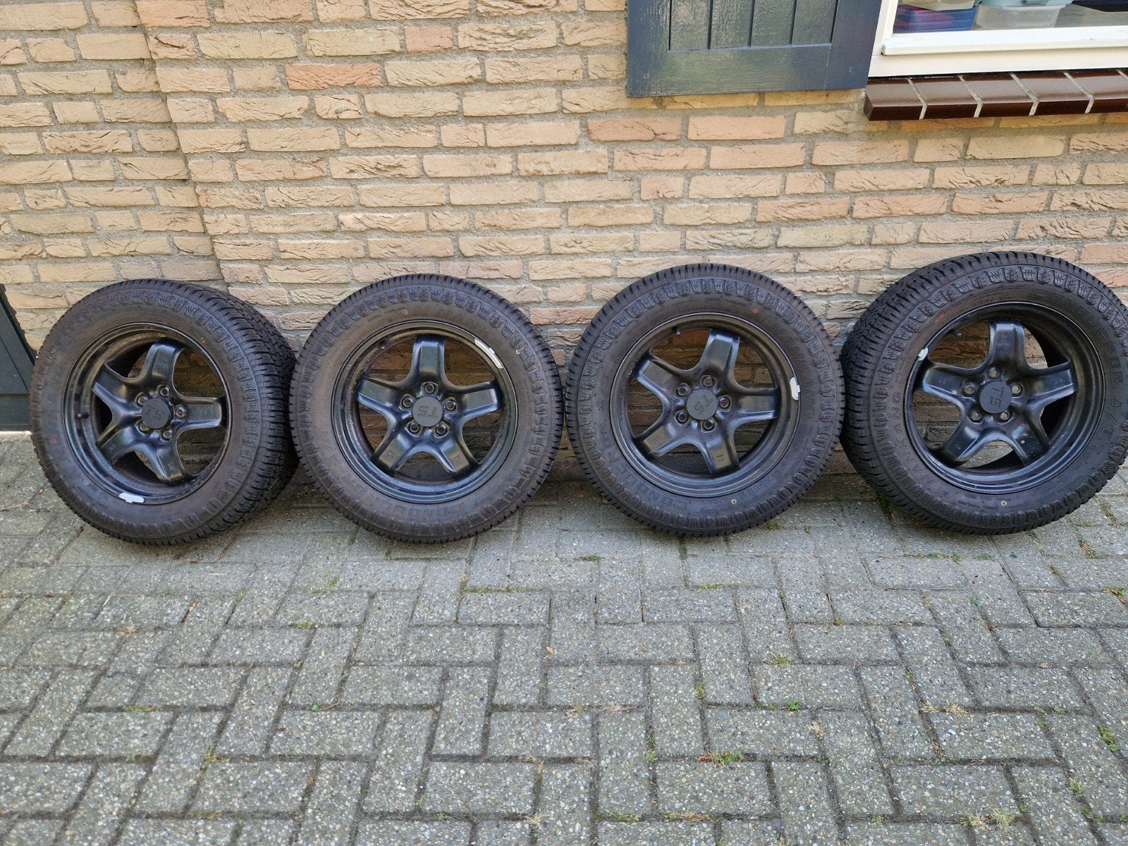 Opel 16" staal met nankang A/T banden volvo xc70 v70, Auto-onderdelen, Banden en Velgen, Ophalen, 16 inch, Banden en Velgen, All Season