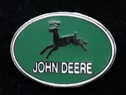 John Deere- groen met witte letters speld, Verzenden, Nieuw, Transport, Speldje of Pin