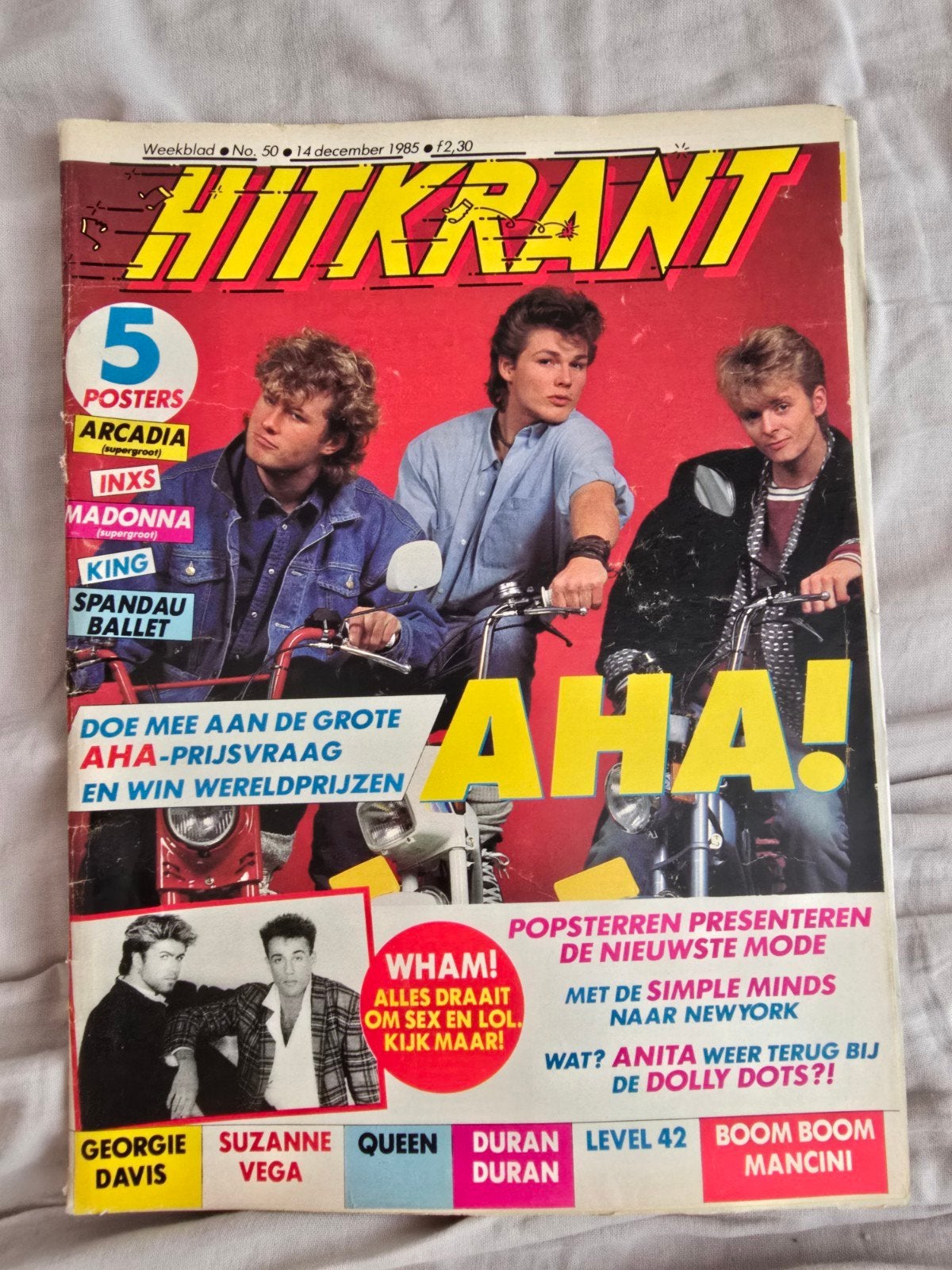 hitkrant no 50 14 dec 1985, Ophalen of Verzenden, Gelezen