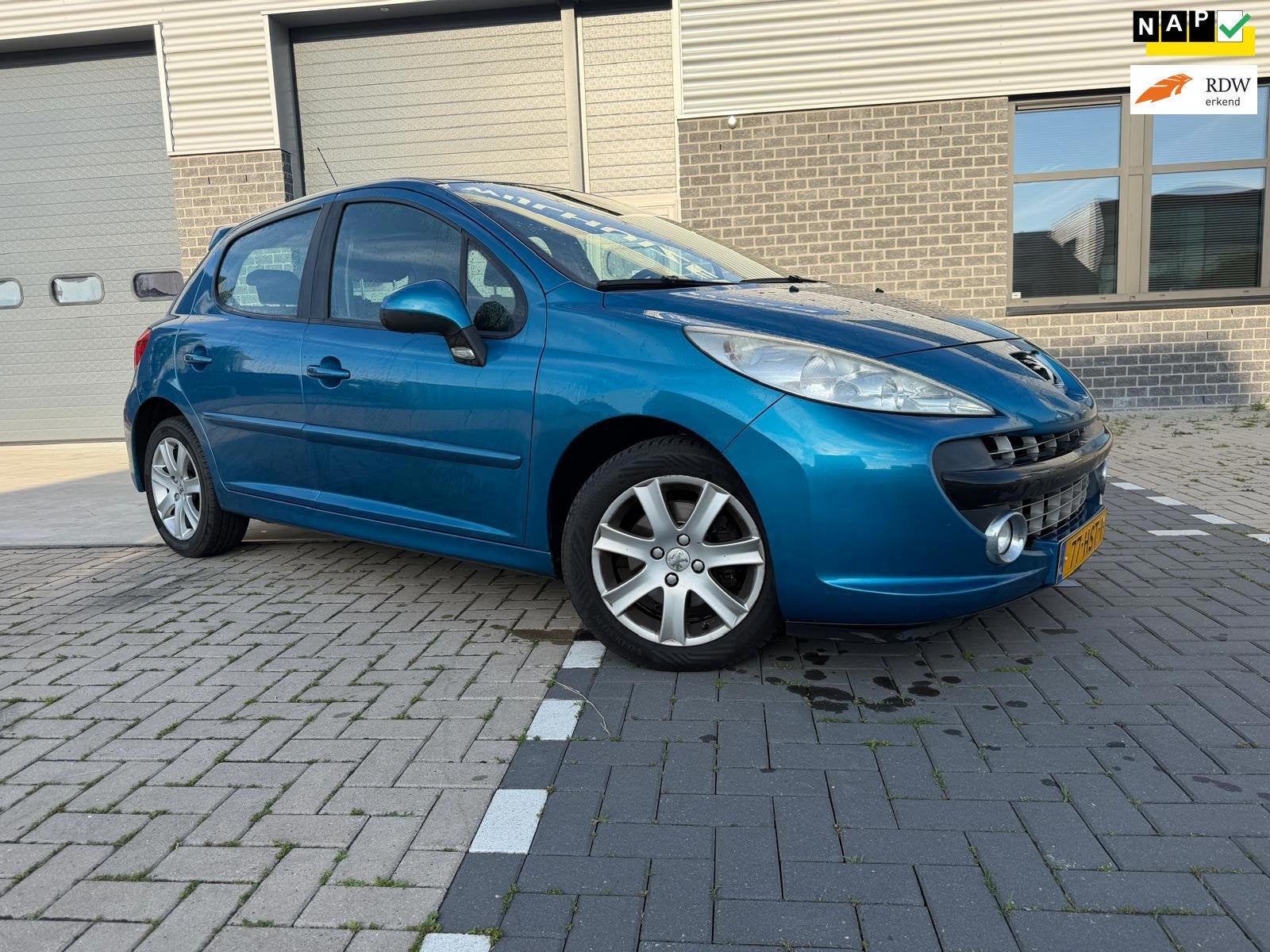 Peugeot 207 1.4 VTi XS Pack Clima Airco ijskoud Luxe, Voorwielaandrijving, Dealer onderhouden, Stof, Blauw