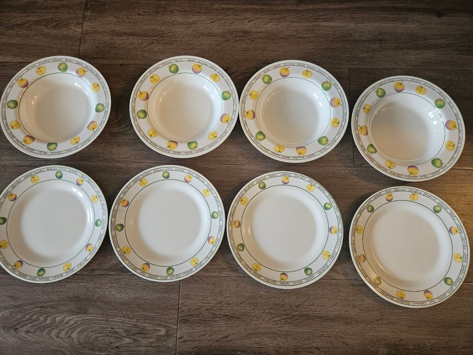 8 borden Country Lifestyle melamine camping/picknick, Ophalen of Verzenden