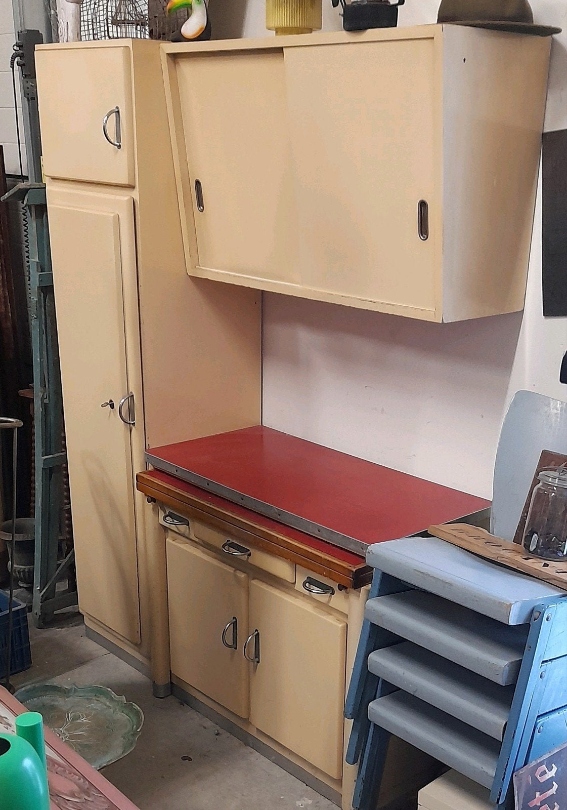 Vintage keukentje, Ophalen, Gebruikt, 150 tot 200 cm, 150 tot 200 cm
