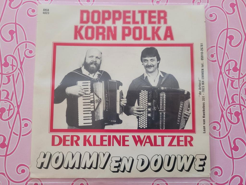 Hommy en Douwe - Doppelter korn polka - Die kleine Walzer ., Ophalen, Zo goed als nieuw, Overige formaten, Levenslied of Smartlap