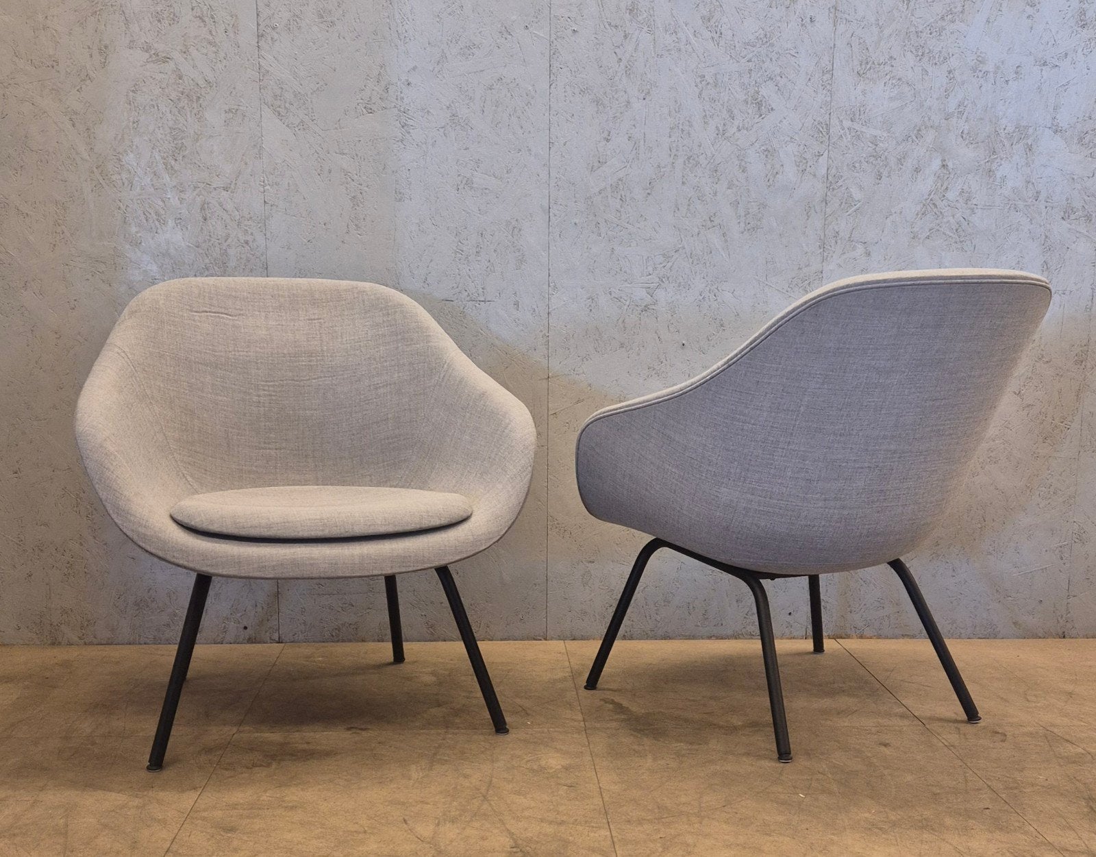 HAY AAL 87 fauteuil Hee Welling lichtgrijs, Ophalen, Twee, Scandinavisch / Modern, Metaal