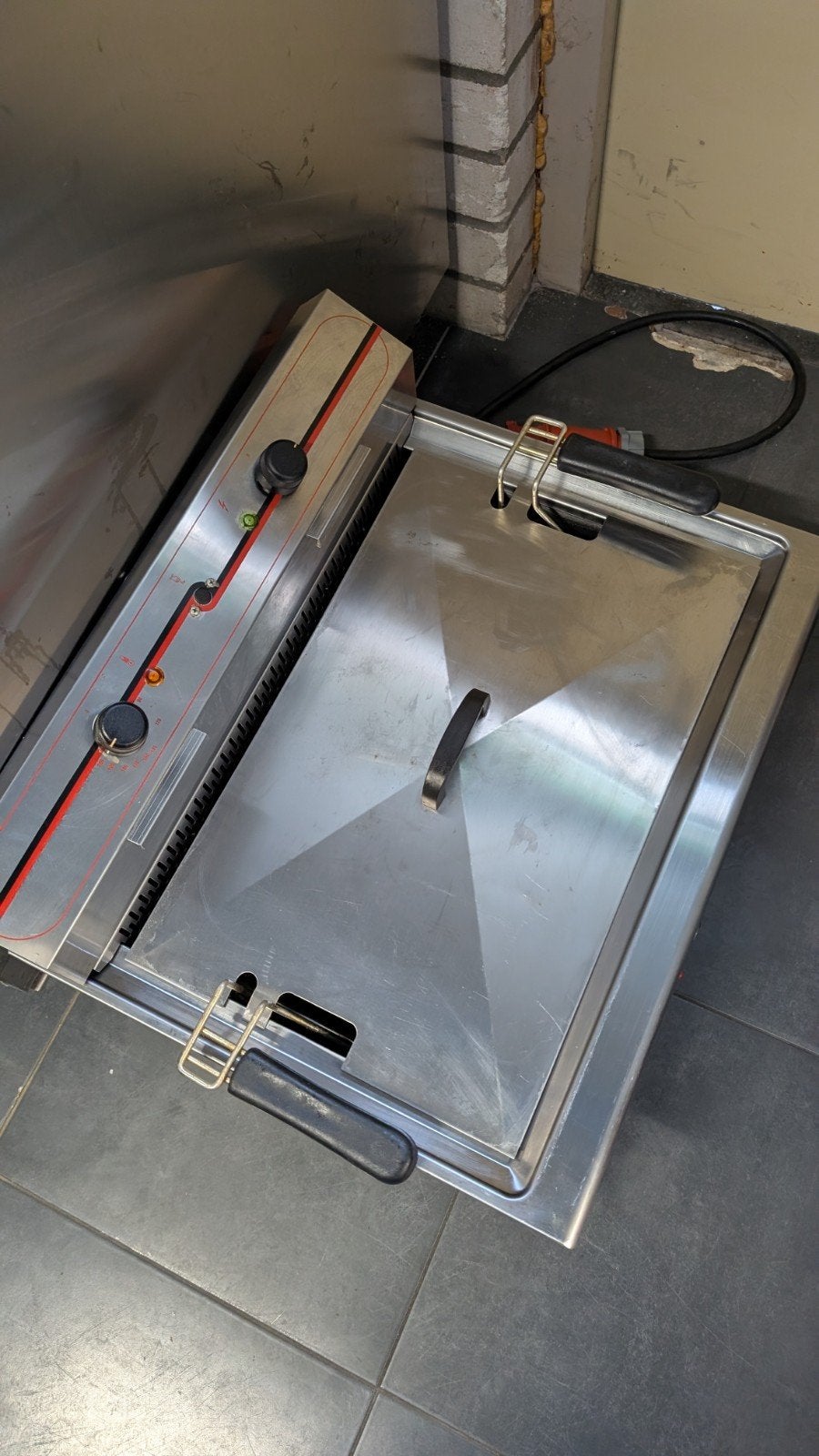 Friteuse Stilfer 400V 26 liter, Ophalen, Gebruikt, Fornuis, Frituur en Grillen