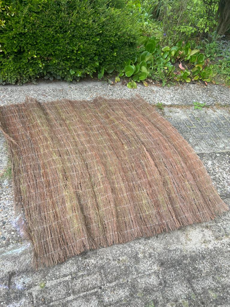 Heidemat (120 breed x 175 hoog), Tuin en Terras, Tuinschermen, Ophalen, Zo goed als nieuw, Hout, 150 tot 200 cm