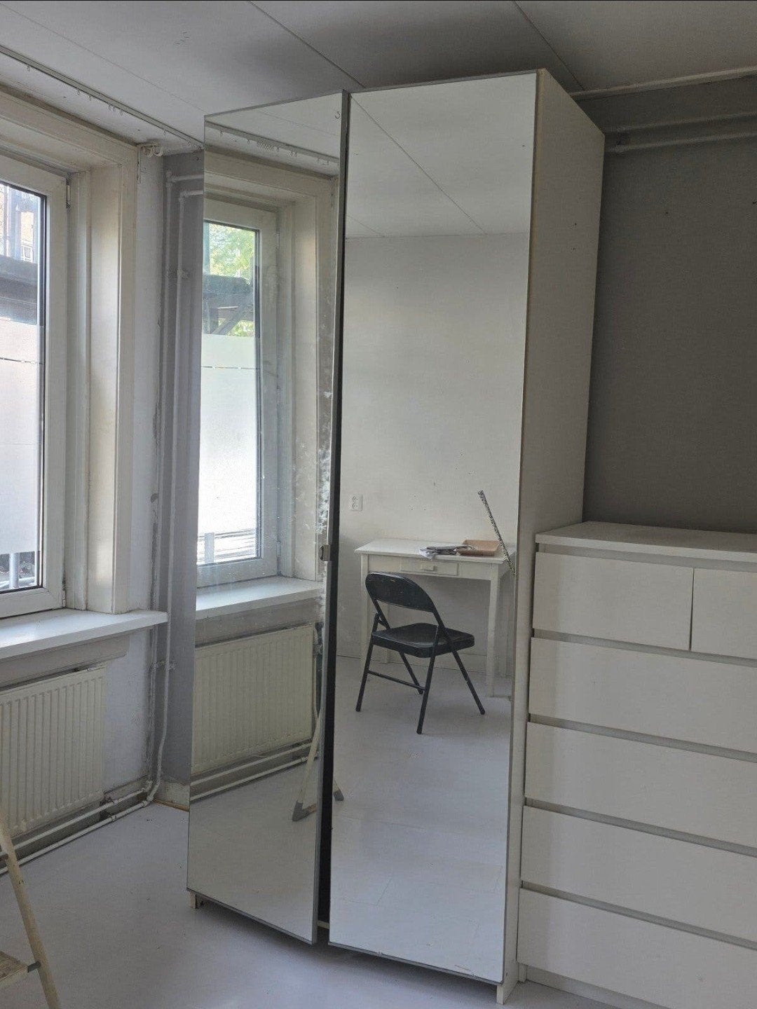 pax kast ikea spiegel deuren, Ophalen, Minder dan 25 cm, 50 tot 100 cm, 200 cm of meer