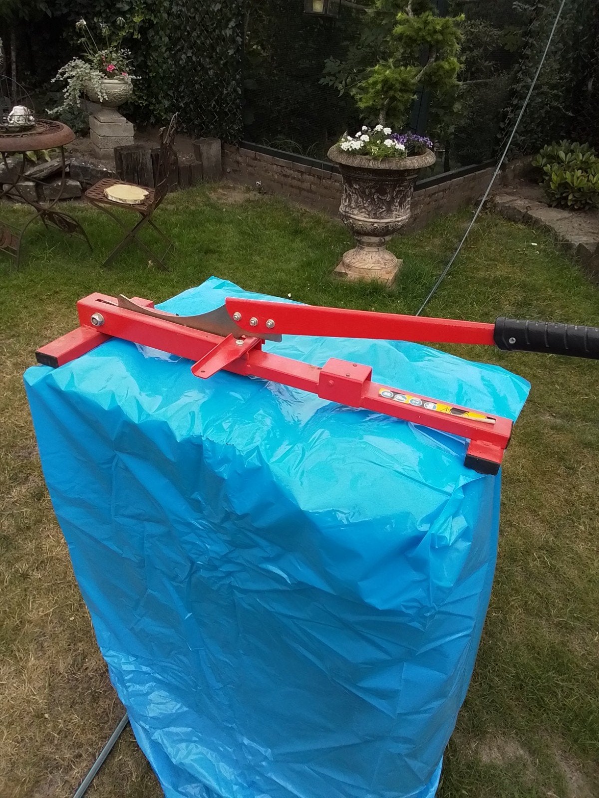 15526) mooie laminaat snijder, 50 tot 150 cm, Ophalen of Verzenden, Zo goed als nieuw, 10 m² of meer