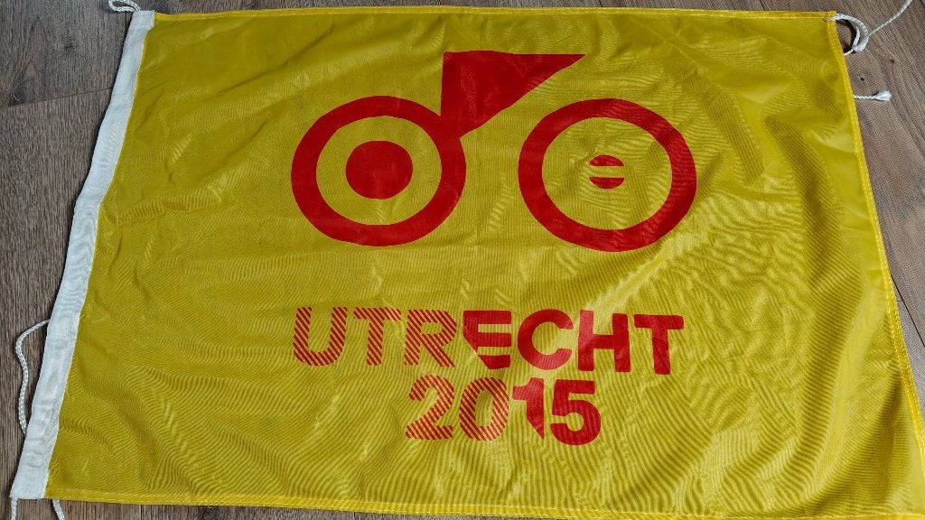 Tour de France vlag 2015, Ophalen of Verzenden, Zo goed als nieuw, Overige typen