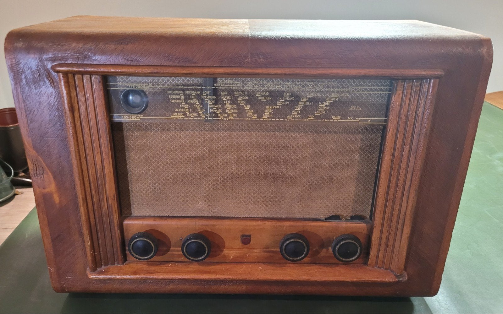 Vintage Philips buizenradio - Jaren '50, Antiek en Kunst, Ophalen of Verzenden