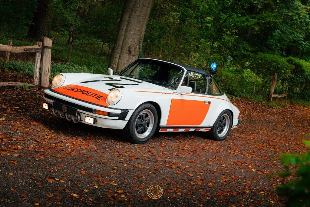 Porsche 911 3.0 SC Targa, Auto's, Porsche, Gebruikt, Wit, Origineel Nederlands, Bedrijf