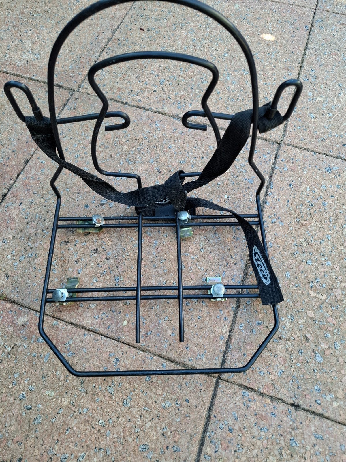 Steco fietsdrager voor schooltas/krat of mand, Ophalen, Gebruikt