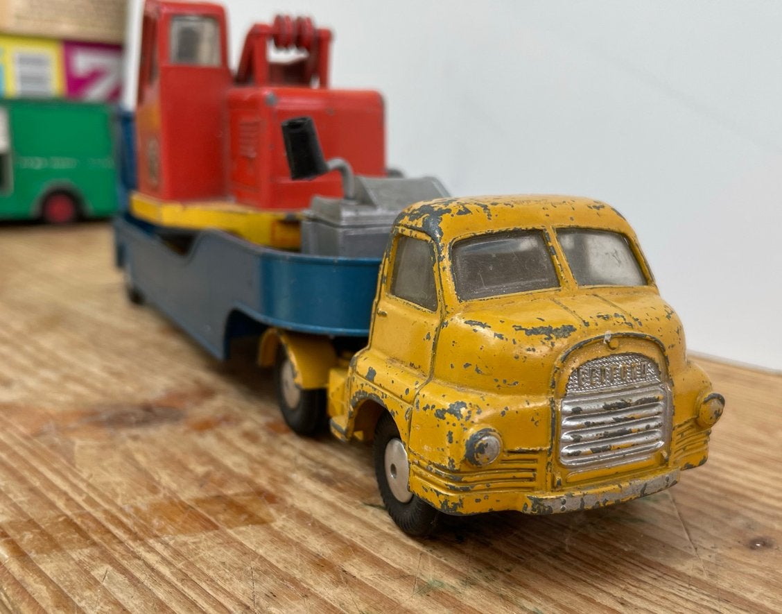 Vintage Corgi Toys Bedford Tractor Unit met Priestman Kraan, Ophalen of Verzenden