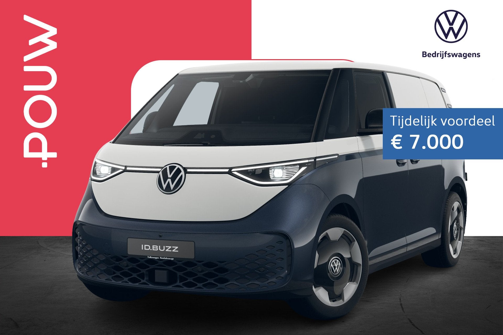 Volkswagen ID. Buzz Cargo Bulli Limited Edition 79 kWh 4MOTI, Auto's, Automaat, 12 maanden, Stof, 510 min