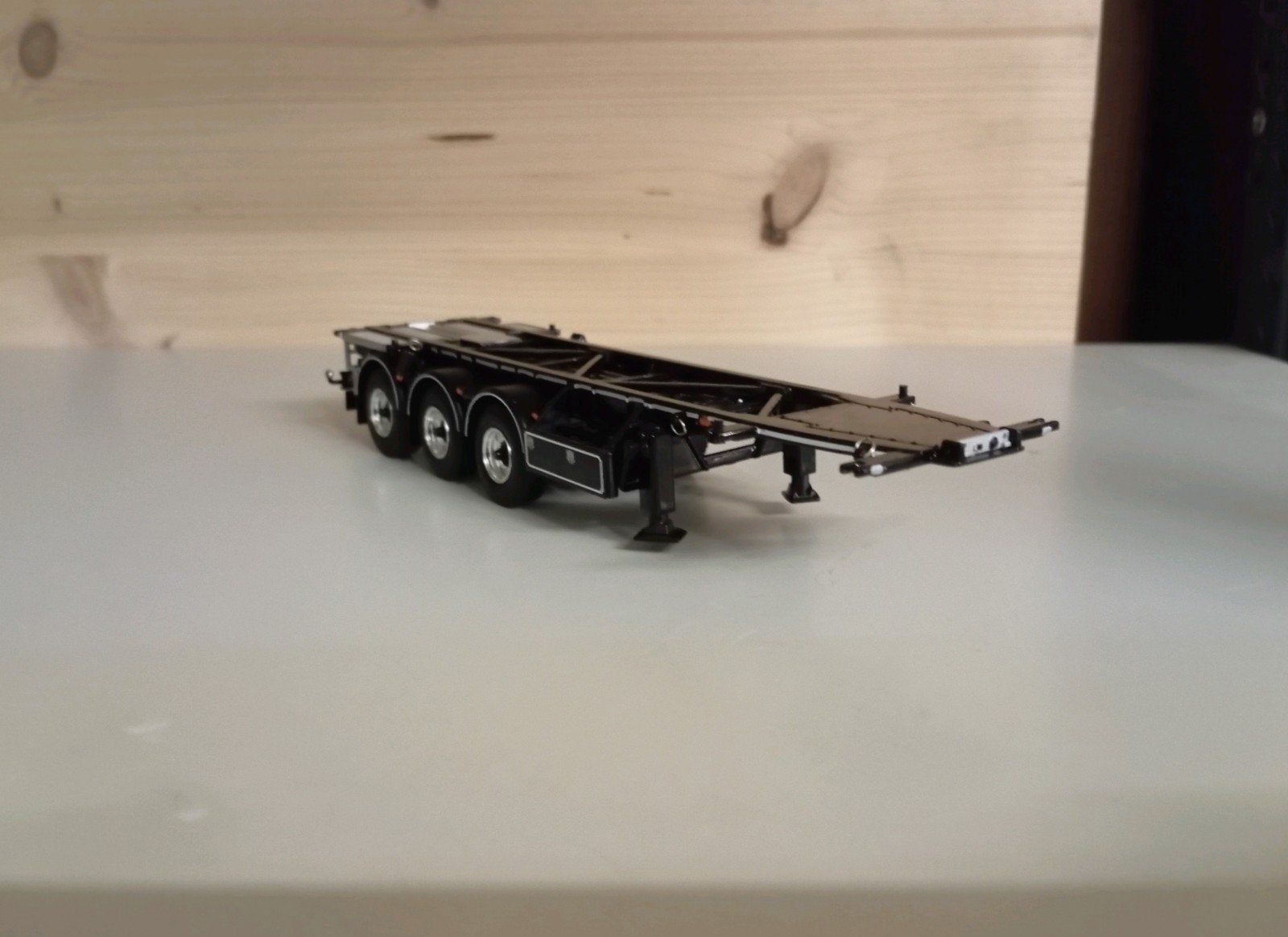 Geelhoed container chassis WSI, Hobby en Vrije tijd, Modelauto's | 1:50, Ophalen of Verzenden, Nieuw, Bus of Vrachtwagen, Wsi
