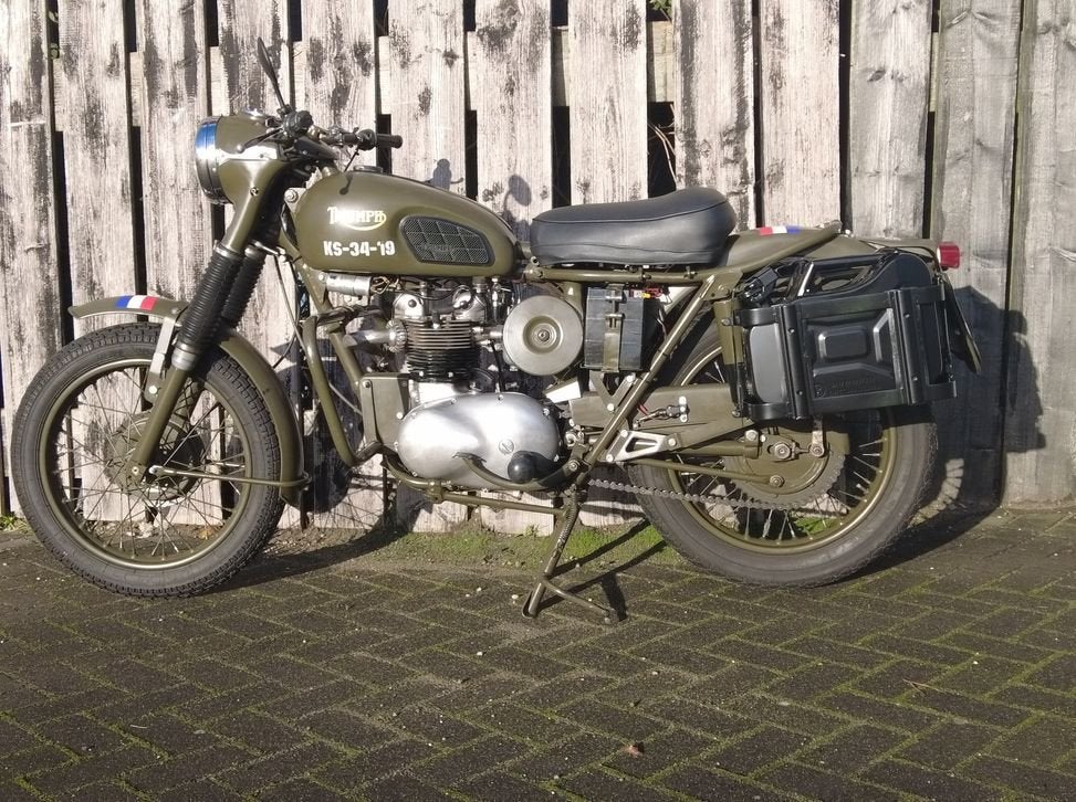 TRIUMPH T A 3 (bj 1967), Motoren, 2 cilinders, Motorrijbewijs A, Onbekend, Overig