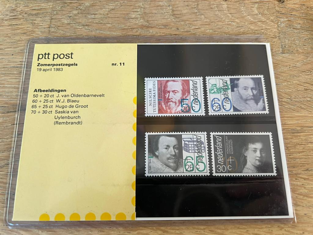 PTT Postzegelmapje Zomerpostzegels 1983, Ophalen of Verzenden, Na 1940, Postfris