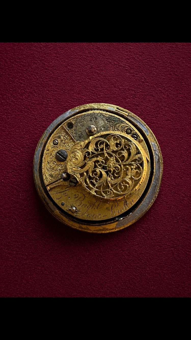 18e-eeuws Engels Zakhorloge J. Bright London, Ophalen of Verzenden