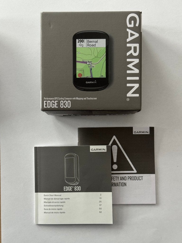 Garmin Edge 830 GPS fietscomputer, Fietsen en Brommers, Fietsaccessoires | Fietscomputers, Ophalen of Verzenden, GPS, Zo goed als nieuw