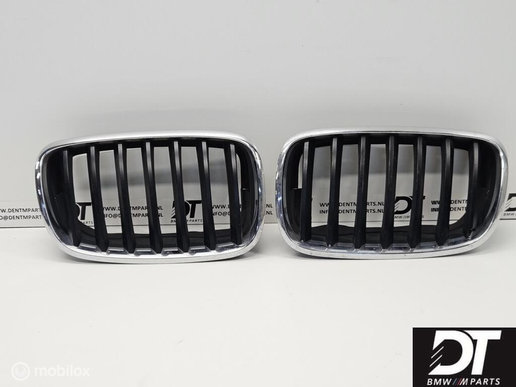 Grille set BMW X5 E70 X6 E71 51137157687 51137157688, Gebruikt, Ophalen of Verzenden, BMW, BMW