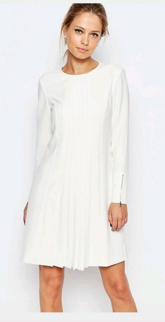 Ted Baker Niuewe mini  jurk wit maat 1( 36)€ € 259, Ophalen of Verzenden, Zo goed als nieuw, Wit, Boven de knie